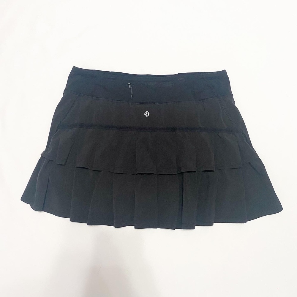 Lululemon Black Pleated Tennis Skirt